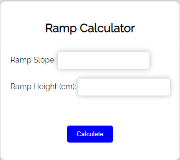 Engelli rampası eğim hesaplama